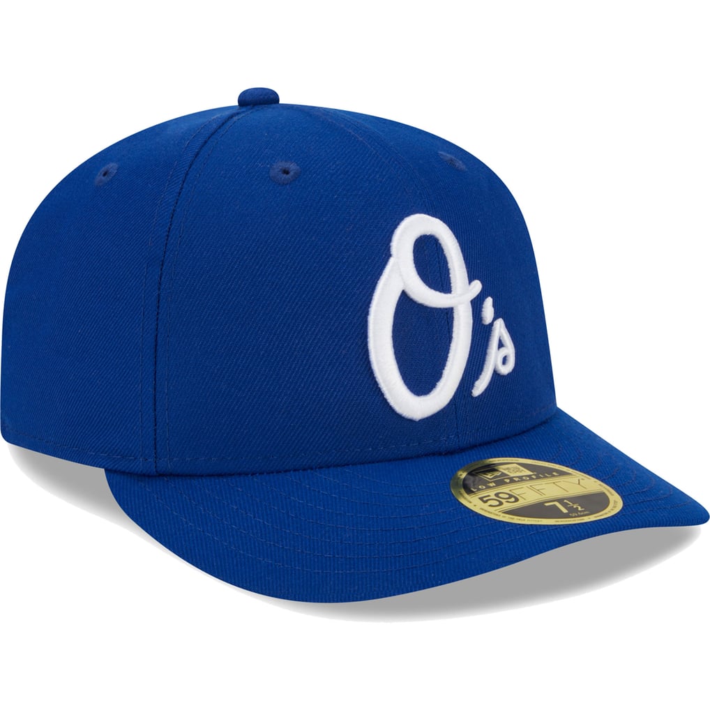  Baltimore Orioles New Era White Logo Low Profile 59FIFTY Fitted Hat - Royal